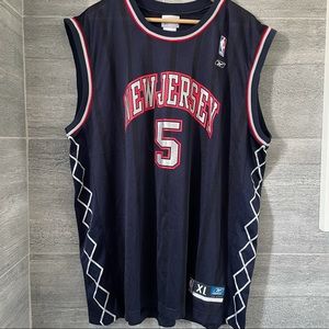 Vintage Champion NBA New Jersey Nets Rare Jersey Size XXL Jason Kidd #5